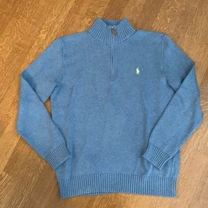 Polo Ralph Lauren 3/4 zip mock neck sweater